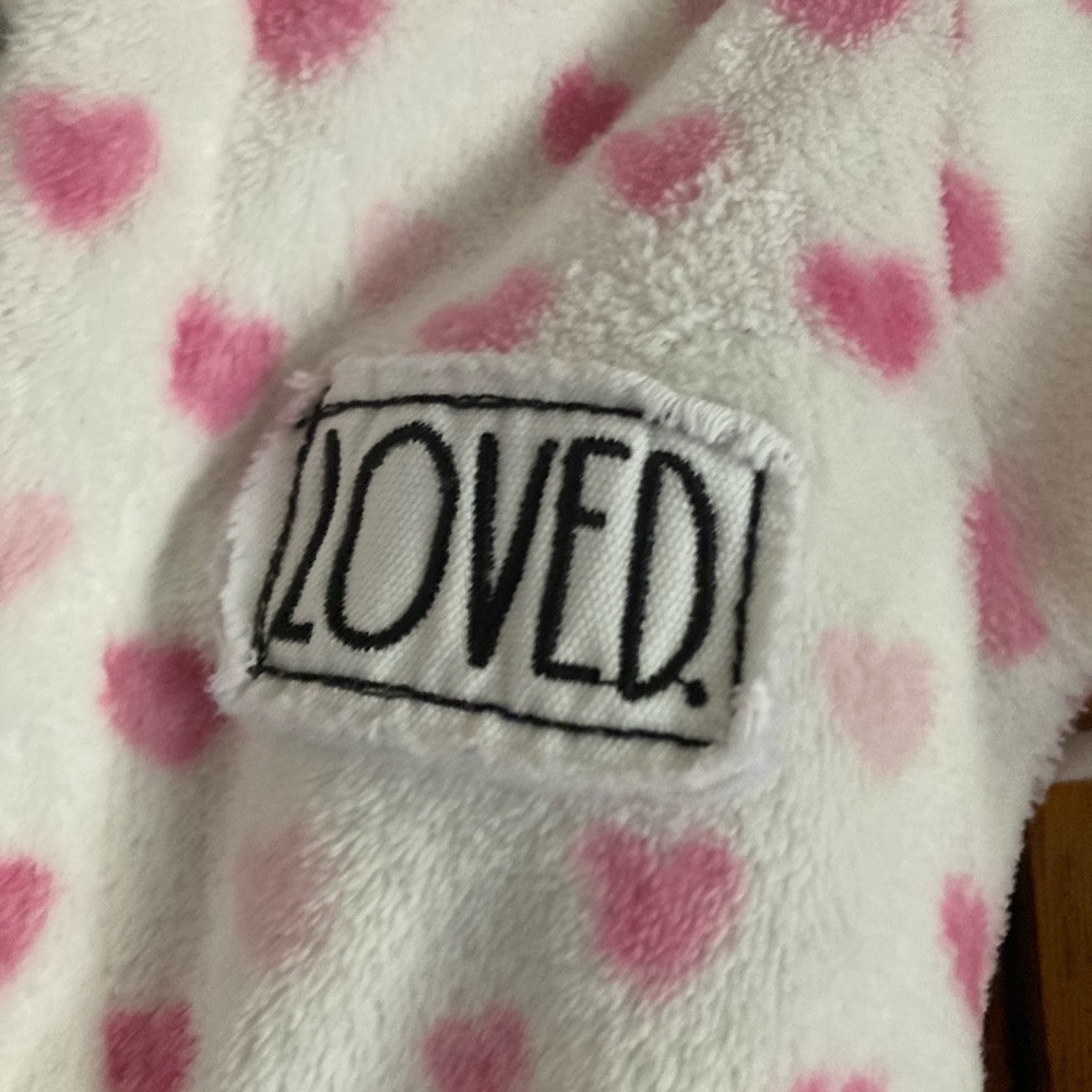 Rae Dunn Pink Heart Robe - Picture 5 of 5